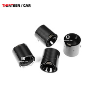 Embouts d'échappement en fibre de carbone de style MP pour BMW M2 G87 M3 G80 G81 M4 G82 G83