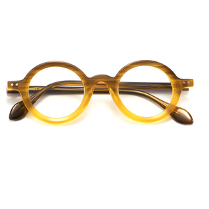 Monturas de Gafas Redondas de Aro Completo, Color Sólido, Unisex, Diseño Cómodo para Adultos, Corrección de Visión, para Todas las Formas de Rostro - Product Image 6