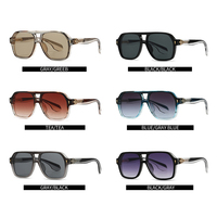 Lunettes de soleil polarisées à double pont, style sport extérieur, protection UV400, pour hommes et femmes, 2026, logo personnalisé, OEM, vente en gros |   Petit MOQ Livraison Rapide