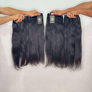 Lots de Cheveux Naturels Non Traités – Vente en Gros – Cheveux Indiens Blonds Humains Bruts Vierge avec Cuticules Alignées – Cheveux de Temple - Product Image 2