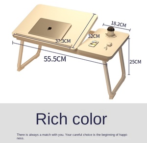 <span class=keywords><strong>Escritorio</strong></span> Metálico Plegable, Ajustable y Convertible para Oficina, Dormitorio de Estudiantes, <span class=keywords><strong>Escritorio</strong></span> para Escribir, Origen China - Product Image 2