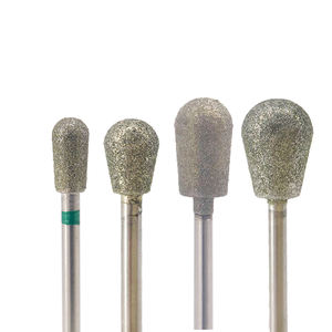 Punte per trapano diamantate per pedicure a forma di pera invertite fresa per podologia per lucidare la pelle morta - Product Image 5