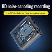 Mini enregistreur vocal numérique portable intelligent à un bouton, enregistrement vocal intelligent, lithium, WAV, USB, mémoire 4 Go-32 Go, enregistrement de cours, de réunions