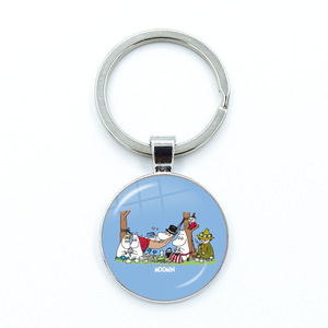 Llavero con Colgante de Gema del Tiempo de la Serie <span class=keywords><strong>Moomin</strong></span> de Arabia, Joyería de Anillo Estilo Europeo y Americano - Product Image 5