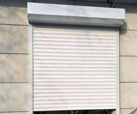 Portes de sécurité antivol, fenêtre coulissante de cuisine, cadre en aluminium, stores enrouleurs électriques et manuels, imperméables, isolation thermique
