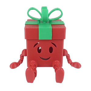 Ornamento Natalizio in Plastica a Forma di Cartone Animato con Arti Snodati, Altezza 4-4,9 Pollici, per Decorazioni Festive - Product Image 3