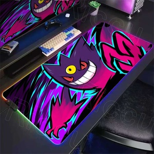 Alfombrilla de Ratón LED con Luz, Alfombrilla de Escritorio Gengar Po-ke Moned <span class=keywords><strong>Incineroar</strong></span>, Alfombrilla de Ratón para Computadora con Retroiluminación, Alfombrilla de Teclado para Juegos, Alfombrilla RGB - Product Image 3
