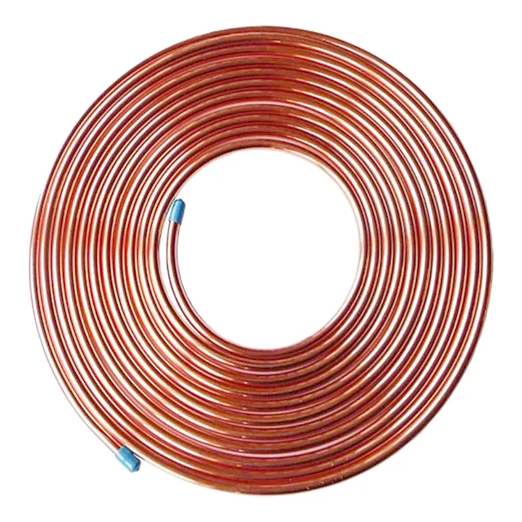 C1100 C12200 1/4 "3/8" 1/2 "3/4" 15 Meter Kupfer Pfannkuchen Spule Kupfer rohre Rohr für Klimaanlage