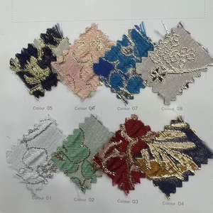 Brokaat Stof Jacquard 100% Polyester Geborduurd Kledingstuk Voor Meisjes - Product Image 6