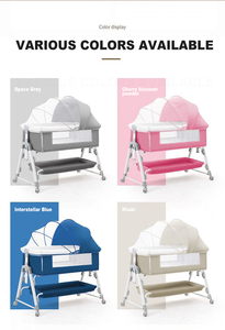 Hot Bán Bé Cạnh Giường Cũi Bé Di Động Cũi Trẻ Em Gấp Cũi Giường Của Đứa Trẻ Bộ Đồ Giường Đặt Cho Mới Sinh Ra Cũi - Product Image 5