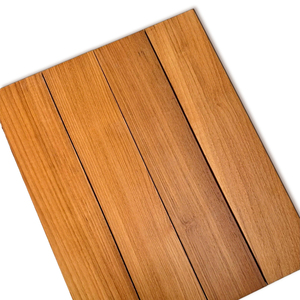 Parquet en teck massif stratifié 14 mm de haute qualité pour extérieur, avec stabilité dimensionnelle améliorée et protection UV - Product Image 1