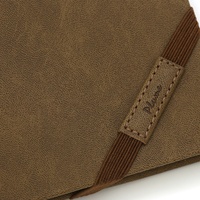 Bloc-notes en cuir pu, personnalisé, de haute qualité, B5/A5/A6, avec emballage dans une boîte cadeau