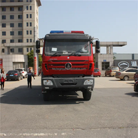 Truk Pemadam Kebakaran Tugas Berat 8 Ton Air dan Busa dengan Tangki Air dan Pompa Aliran Tinggi