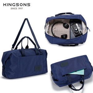 Kingsons Women's Fitness Duffel Bag Orange Red Water Resistant Sports Yoga Travel Backpack With Shoulder Strap - Product Image 3