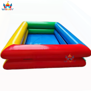 สระว่ายน้ำเป่าลม PVC แบบกำหนดเองสำหรับขายส่ง ทนทาน ใช้ได้ทั้งในร่ม/กลางแจ้ง แบบพกพา สำหรับเด็ก รองรับน้ำหนักได้ 96 กก. - Product Image 4