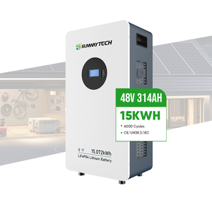 51.2V 300ah duvar güneş sistemi 15Kwh 20Kwh Lifepo4 lityum pil güneş jeneratör ev depolama pil 48V 300Ah 15Kwh - Product Image 1