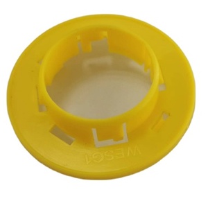 Douille à goujon universelle HQ Knockout, goujons métalliques, œillet en plastique jaune, utilisé pour protéger les câbles contre les dommages, raccords pour conduits et câbles - Product Image 2