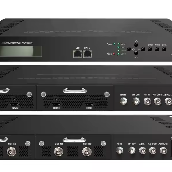 TL MEDIA 4*HD-SDI Input Aluminum HD Video Encoder Modulator with Custom Design