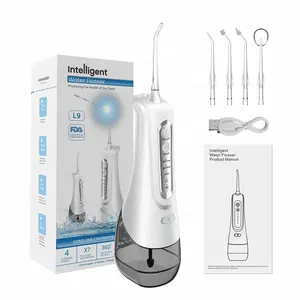 Waterpulse 4 Modes 300ml Rechargeable Portable Water Flosser Cordless Dental Irrigator Oral Water Jet Teeth Cleaner