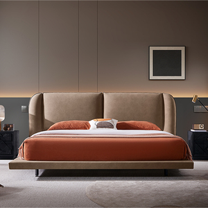 <span class=keywords><strong>Lit</strong></span> king size moderne <span class=keywords><strong>de</strong></span> luxe avec cadre en acier <span class=keywords><strong>et</strong></span> bois <span class=keywords><strong>et</strong></span> tête <span class=keywords><strong>de</strong></span> <span class=keywords><strong>lit</strong></span> rembourrée en tissu givré - Product Image 2