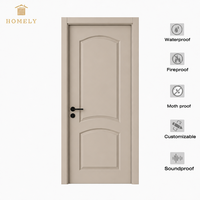 Porte intérieure battante en bois de style postmoderne, idéale pour chambre à coucher, appartement, hôtel, maison - Vente chaude