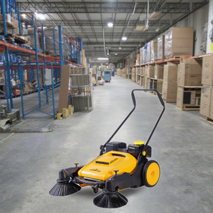 Mới đi bộ phía sau tay đẩy máy quét hướng dẫn sử dụng đường quét với nước chân không phun thành phần cốt lõi bao gồm động cơ bàn chải - Product Image 5