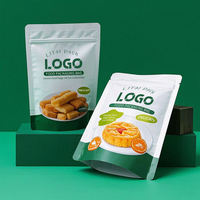 Sachet refermable personnalisé avec logo imprimé en héliogravure, résistant à l'humidité, avec emballage en plastique PE pour le sucre et les collations