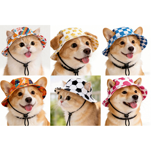 Gorra de Fútbol con Temática de la Copa Mundial para Perros, Gorro para Cachorros y Perros Pequeños, para Deportes al Aire Libre y Días de Partido - Product Image 1