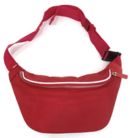 Nouvelle Collection : Sac Banane Sportif Rouge en Polyester pour Activités de Plein Air – Personnalisable et Très Tendance