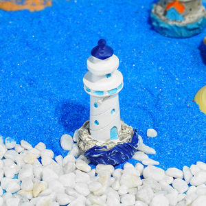 Qipuwei muschio ornamenti decorativi Micro-paesaggio, <span class=keywords><strong>faro</strong></span> in stile mediterriano succulento paesaggio accessori - Product Image 4