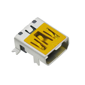 Chất Lượng Cao Mini USB 1.1 Sạc Cổng 10 Pin Dip + SMT Tất Cả Vàng Nhãn Mạ Điện Phi-Môi Nữ Kết Nối - Product Image 2