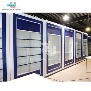 Custom Cellphone Shop Fittings and Display Lockable Glass Boutique Furniture Mobile Phone Display Cabinet