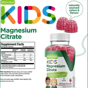 Integratori alimentari calcio magnesio gummies zinco vegan gummies magnesio vitamatico citrato gummie per bambini