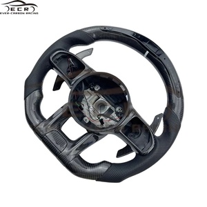 พวงมาลัยคาร์บอนไฟเบอร์ Ever-Carbon Racing ECR ดีไซน์พิเศษ พร้อมแป้นเปลี่ยนเกียร์ LED สำหรับพวงมาลัย Mercedes Benz <span class=keywords><strong>AMG</strong></span> C63 - Product Image 2