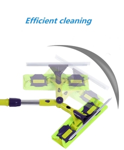 Outil de nettoyage des vitres P1319, brosse rotative à tête en silicone, épurateur <span class=keywords><strong>double</strong></span> <span class=keywords><strong>face</strong></span>, tige télescopique, essuie-glace, nettoyeur de vitres, <span class=keywords><strong>raclette</strong></span> pour fenêtres - Product Image 5