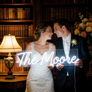 Free Design Custom Wedding Last <strong>Name</strong> Sign Acrylic Neon Sign Wedding LED <strong>Name</strong> Neon <strong>Lights</strong> for Outdoor Decor - Product Image 4