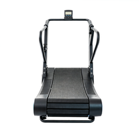 Simulateur de course à courbe gravitaire avec plateau métallique, capacité de charge 150 kg, frein magnétique, affichage LED, vitesse 1-20 km/h, pour studio HIIT