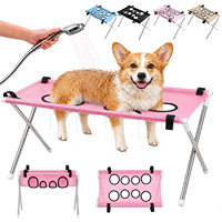 Hamac pliable personnalisé en fer pour toilettage d'animaux, idéal pour la coupe des ongles et le bain des petits chiens et chats