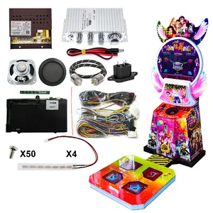 Máquina de juegos de baile Arcade para niños, máquina de juegos de entretenimiento para parque de atracciones, vídeo electrónico, música, Popular, nuevo