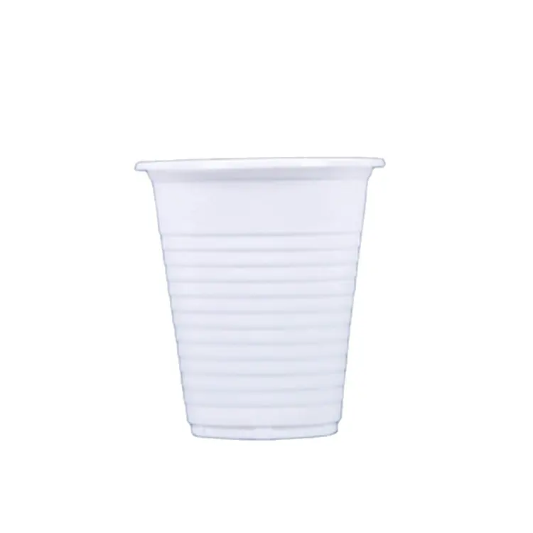Ptpack copo de plástico branco reutilizável, copo de bebida, copo para festa de aniversário, casamento