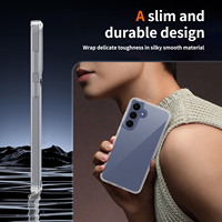 Étui de protection antichoc pour téléphone portable Samsung PC TPU 2 en 1, étui transparent en cristal pour Samsung S26 FE