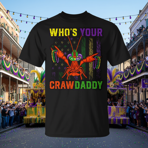 Camiseta Crawdaddy Lover con bandera estadounidense para amantes de los cangrejos de río y fanáticos del Mardi Gras - Product Image 3