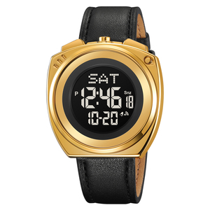 Reloj Deportivo Digital para Hombre SKMEI 2241 con Temporizador de <span class=keywords><strong>Cuenta</strong></span> Regresiva, Correa de Cuero, Retroiluminación LED, Cronógrafo, Alarma - Product Image 6