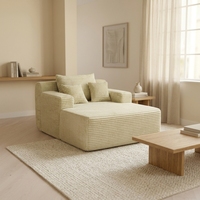 Canapé-lit modulaire pliable portable avec revêtement en tissu durable, design moderne, garnissage en éponge haute résilience pour salon