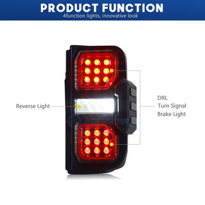 Conjunto de luces traseras LED HCMOTIONZ 6th Gen 2021-2024 DRL sistema de iluminación de animación de arranque lámparas traseras de coche para <span class=keywords><strong>Ford</strong></span> <span class=keywords><strong>Bronco</strong></span> - Product Image 5