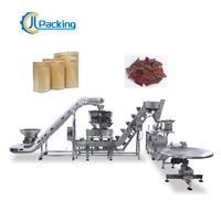Peseur automatique biscuit biscuits doypack machine à emballer fermeture éclair sac préfabriqué pochette standup boulangerie biscuits doypack machine