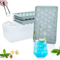 Moule de plateau à glace et pince à glace personnalisé, pincettes et boîte transparente, ensemble de sacs à glace