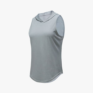 Gilet sans manches d'été pour femmes, vêtement de sport respirant et fin à séchage rapide pour la course à pied, l'entraînement, le yoga, avec capuche - Product Image 3