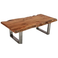 Table de luxe en bois massif de fabrication indienne pour salle à manger, salon ou espace de travail, disponible au prix d'usine