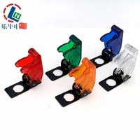Interrupteur à bascule 12 Volts en métal, 20 ampères, Mini interrupteur avec couvercle en plastique étanche, éclairage Led, interrupteur à bascule à 3 broches